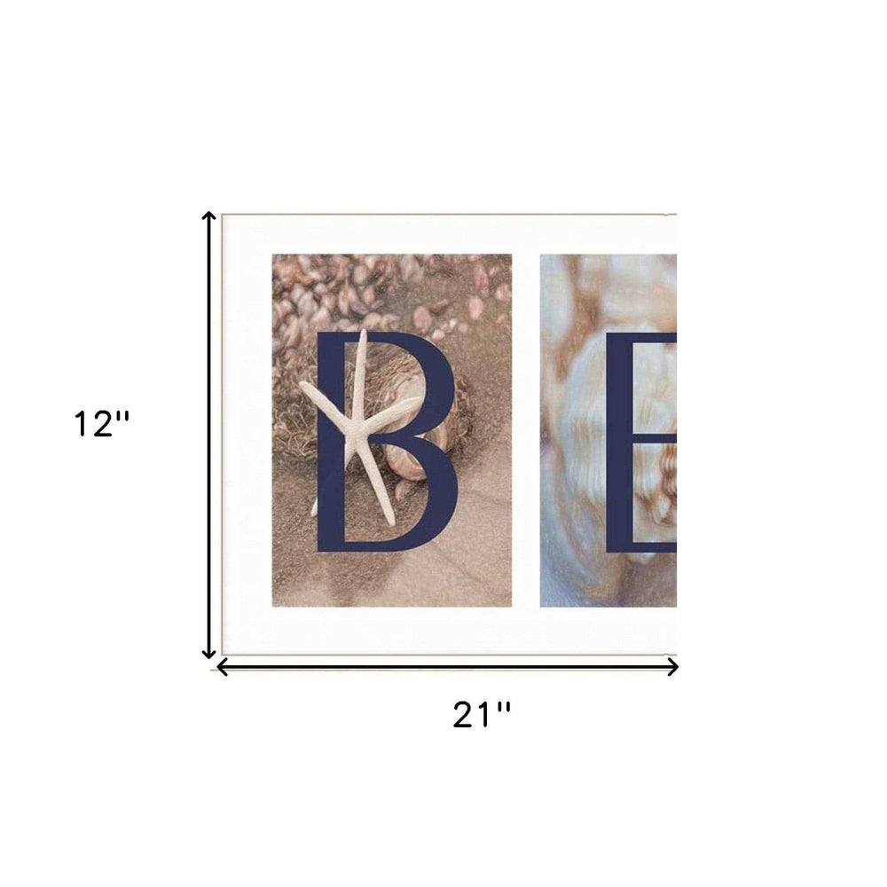 Beach 1 White Framed Print Wall Art - Homeroots - Flyclothing LLC