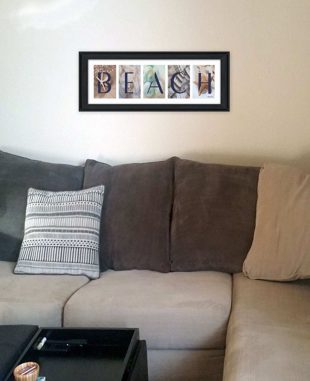 Beach 2 Black Framed Print Wall Art - Homeroots - Flyclothing LLC