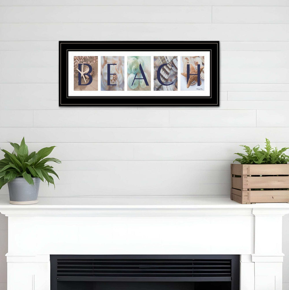 Beach 3 Black Framed Print Wall Art - Homeroots - Flyclothing LLC
