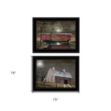 Midnight Moon Black Framed Print Wall Art - Homeroots - Flyclothing LLC