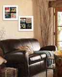 Set Of Two At The Movies 1 White Framed Print Wall Art - Homeroots - Flyclothing LLC