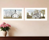 Set Of Two Amazing Grace 2 White Framed Print Wall Art - Homeroots - Flyclothing LLC