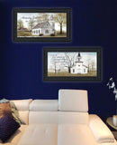 Set Of Two Amazing Grace 3 Black Framed Print Wall Art - Homeroots - Flyclothing LLC