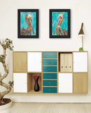 Set Of Two Pelicans 2 Black Framed Print Wall Art - Homeroots - Flyclothing LLC