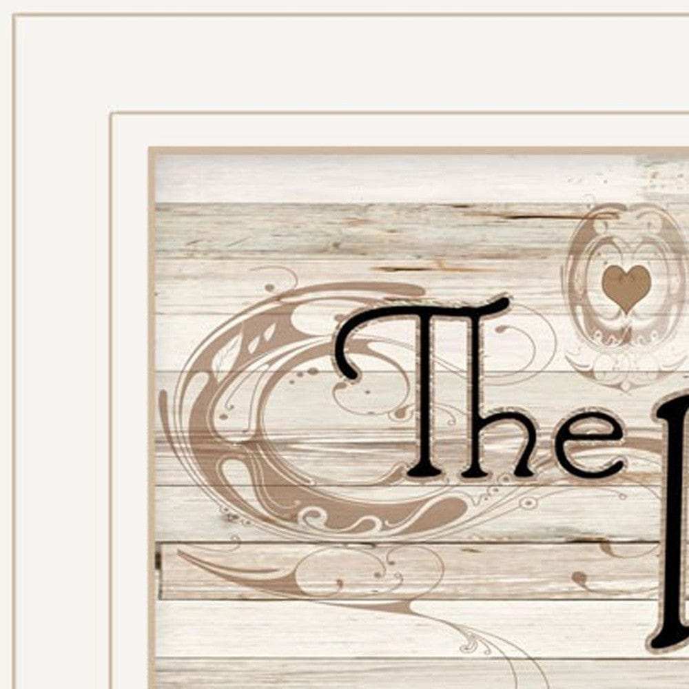 Set Of Two Kitchen Print and Mug Rack White Framed Kitchen Wall Art - Homeroots - Flyclothing LLC