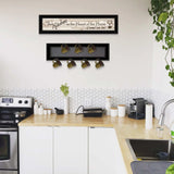 Set Of Two Kitchen Print and Mug Rack Kitchen Wall Art - Homeroots - Flyclothing LLC