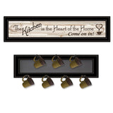 Set Of Two Kitchen Print and Mug Rack Kitchen Wall Art - Homeroots - Flyclothing LLC