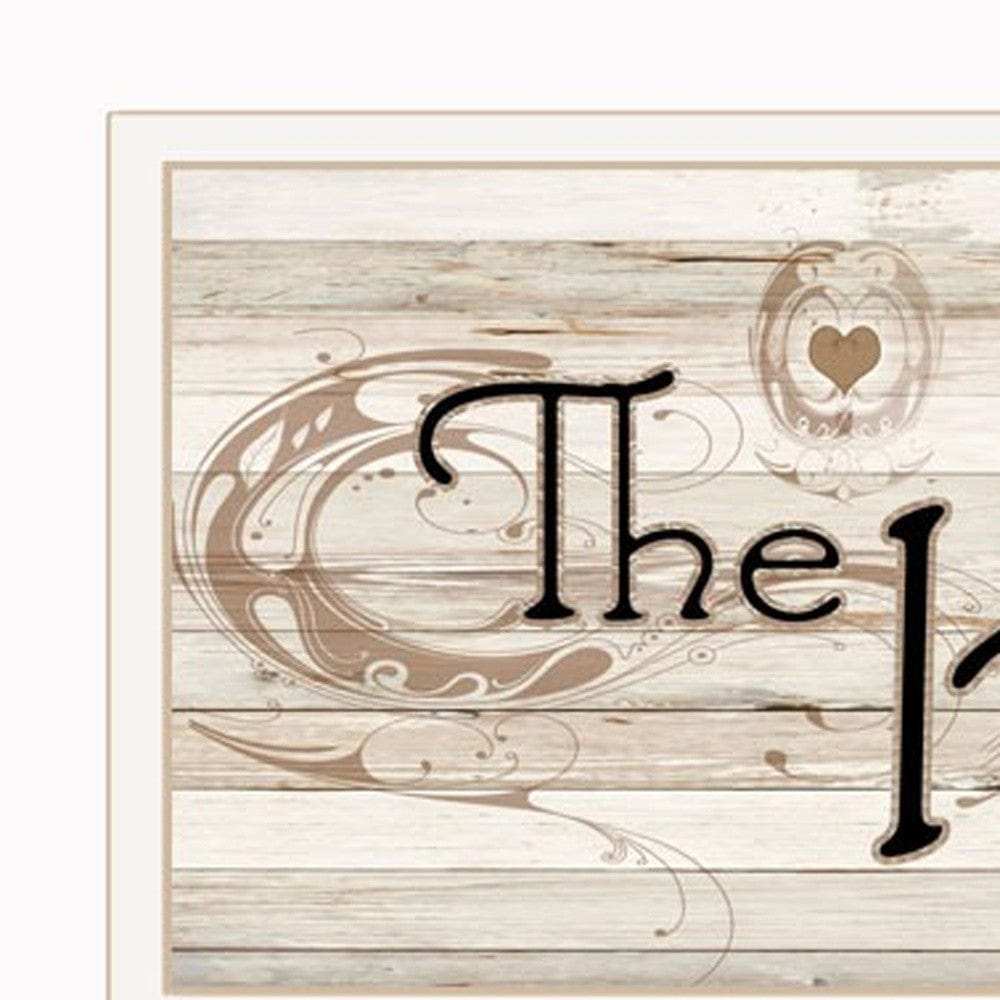 Set Of Four Kitchen Print 33x8 and Mug RackHorizonal 27x8x3 White Frame White Framed Print Kitchen Wall Art - Homeroots - Flyclothing LLC