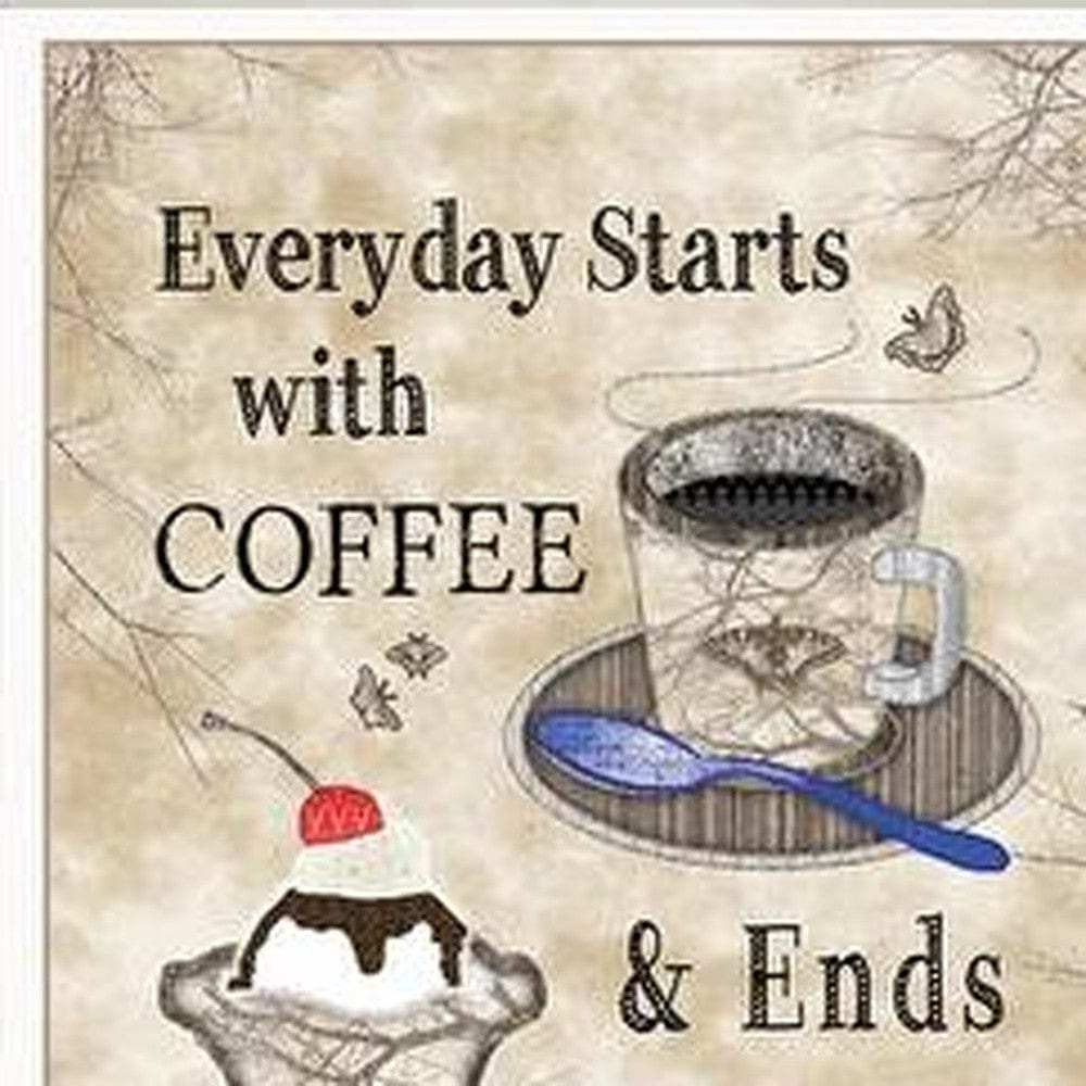 Set Of Three Love of Nature Kitchen White Framed Print Kitchen Wall Art - Homeroots - Flyclothing LLC