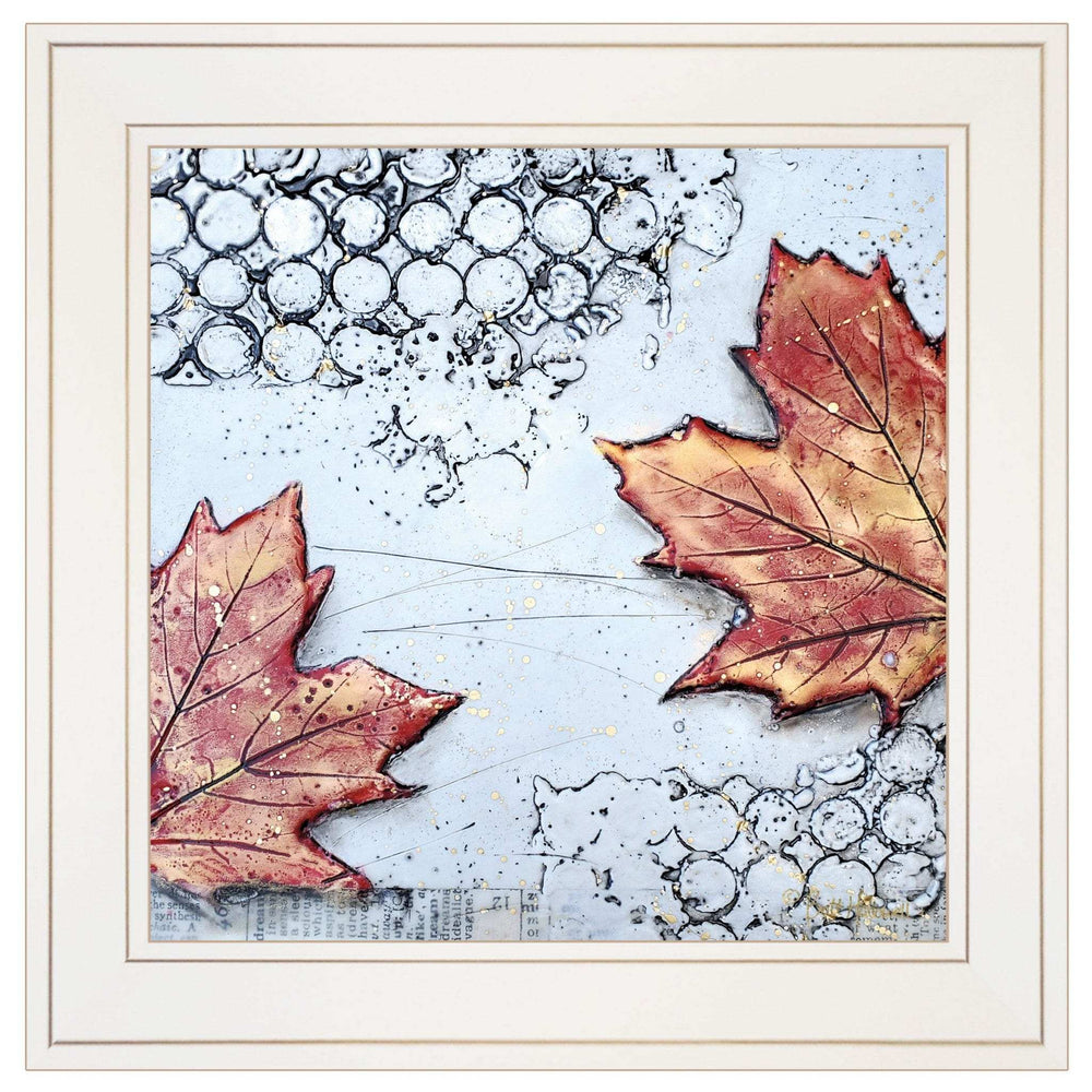Channeling Fall 3 White Framed Print Wall Art - Homeroots - Flyclothing LLC
