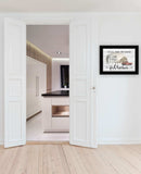 Ill be home for Christmas 3 Black Framed Print Wall Art - Homeroots - Flyclothing LLC