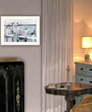 Birds on a Pier 2 White Framed Print Kitchen Wall Art - Homeroots - Flyclothing LLC