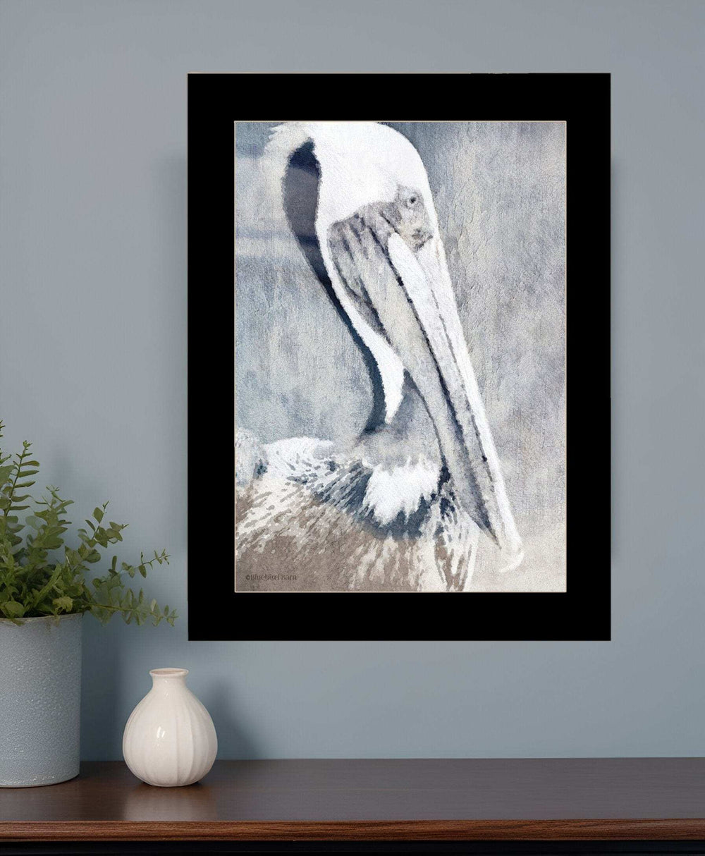 Pelican 3 Black Framed Print Kitchen Wall Art - Homeroots - Flyclothing LLC