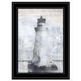 Lighthouse 2 Black Framed Print Wall Art - Homeroots - Flyclothing LLC