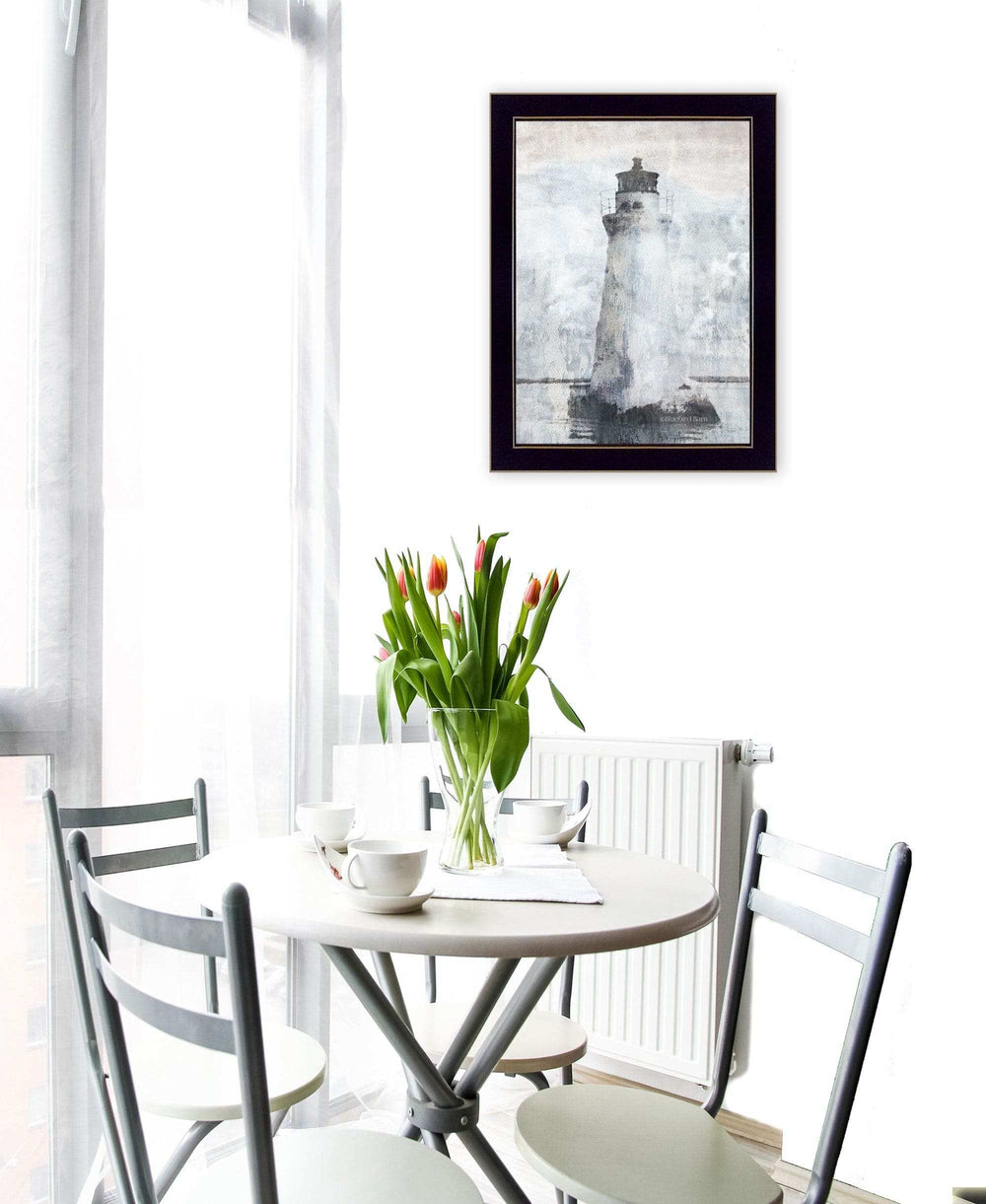 Lighthouse 3 Black Framed Print Wall Art - Homeroots - Flyclothing LLC