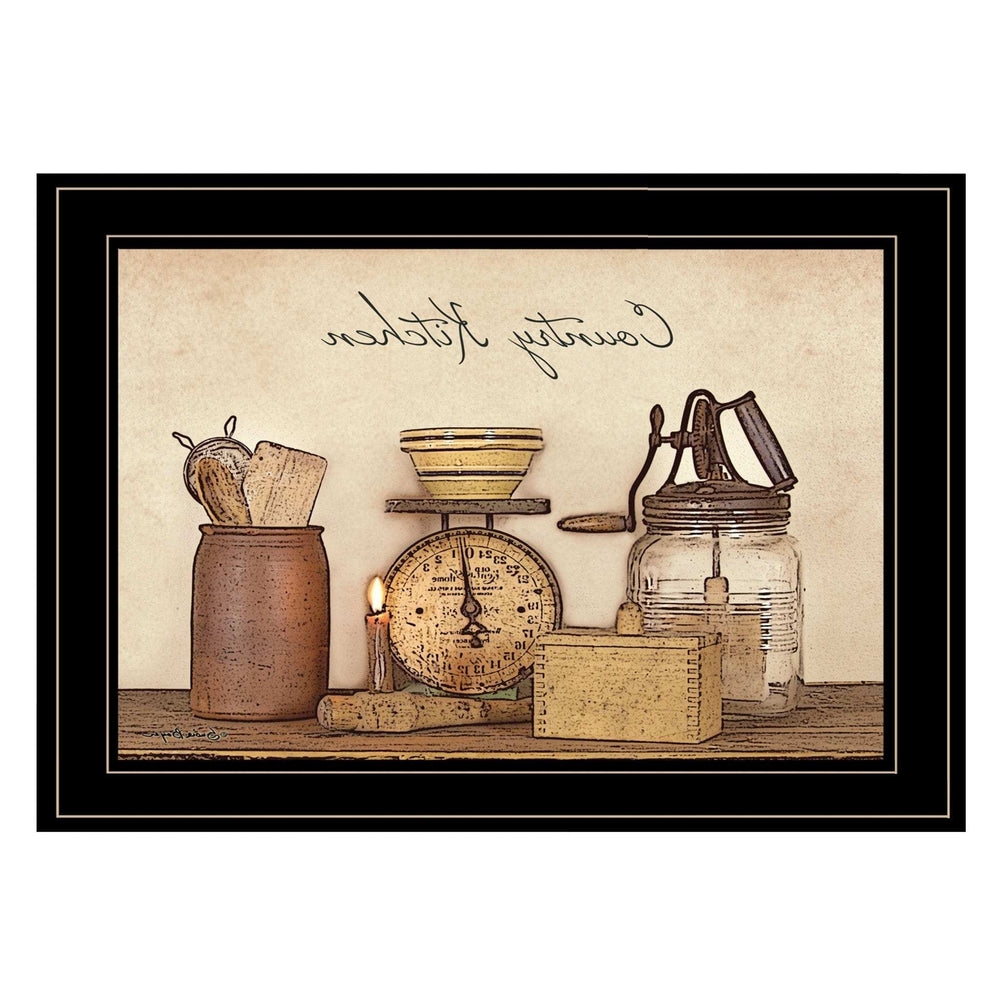 Country Kitchen 10 Black Framed Print Kitchen Wall Art - Homeroots - Flyclothing LLC