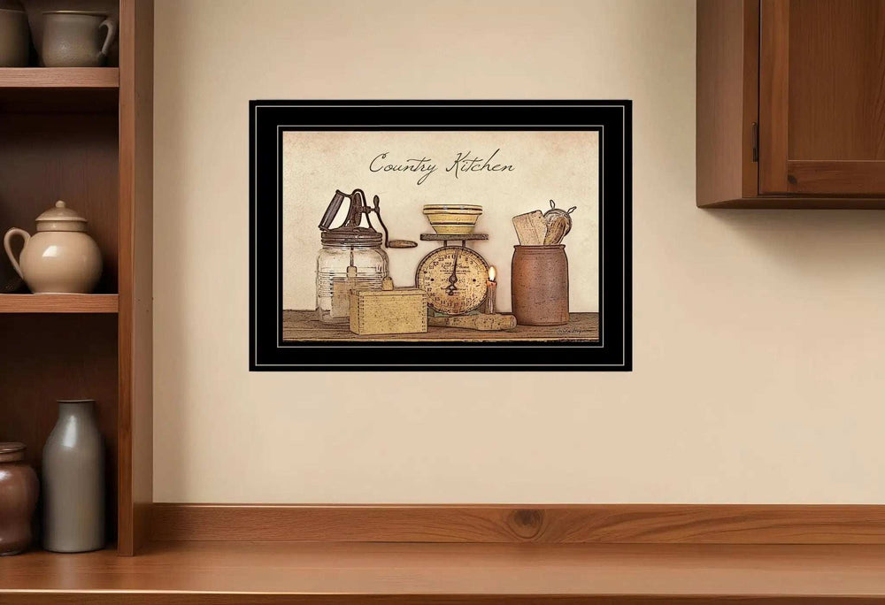 Country Kitchen 10 Black Framed Print Kitchen Wall Art - Homeroots - Flyclothing LLC