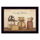 Country Kitchen Black Framed Print Kitchen Wall Art - Homeroots - Flyclothing LLC