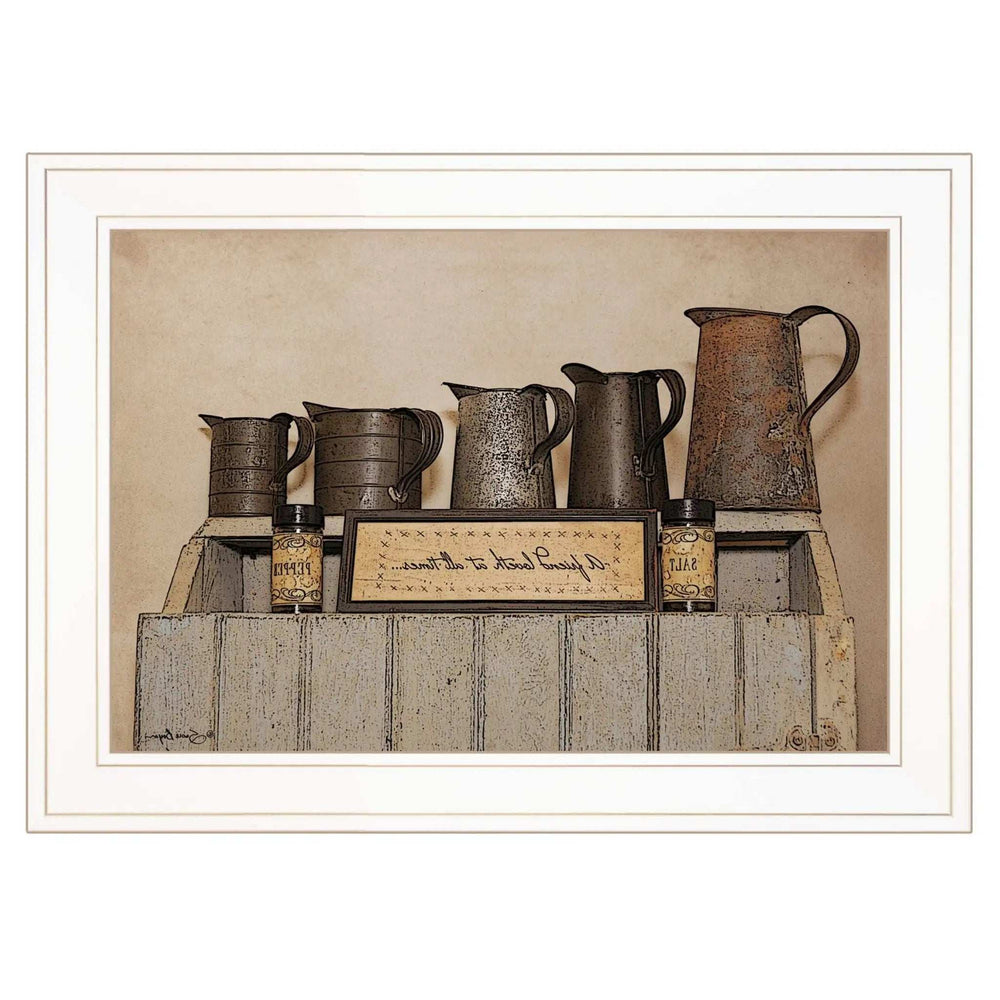 A Friend Loveth at All Time 2 White Framed Print Wall Art - Homeroots - Flyclothing LLC