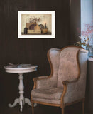 Count your Blessing 1 White Framed Print Wall Art - Homeroots - Flyclothing LLC