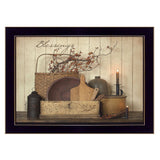 Count your Blessing 3 Black Framed Print Wall Art - Homeroots - Flyclothing LLC