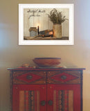 Grateful Hearts 1 White Framed Print Kitchen Wall Art - Homeroots - Flyclothing LLC