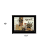 Simply Blessed Black Framed Print Kitchen Wall Art - Homeroots - Flyclothing LLC
