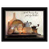 Faith Hope and Love 2 Black Framed Print Kitchen Wall Art - Homeroots - Flyclothing LLC