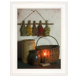 Dried Flower White Framed Print Wall Art - Homeroots - Flyclothing LLC