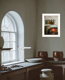 Dried Flower White Framed Print Wall Art - Homeroots - Flyclothing LLC