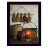 Dried Flower 2 Black Framed Print Wall Art - Homeroots - Flyclothing LLC