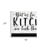 We lick the Spoon 2 Black Framed Print Kitchen Wall Art - Homeroots - Flyclothing LLC