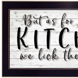 We lick the Spoon 3 Black Framed Print Kitchen Wall Art - Homeroots - Flyclothing LLC