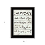 Laundry 2 Black Framed Print Bathroom Wall Art - Homeroots - Flyclothing LLC