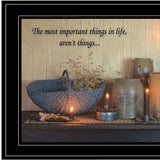 The Most Important Things Black Framed Print Wall Art - Homeroots - Flyclothing LLC