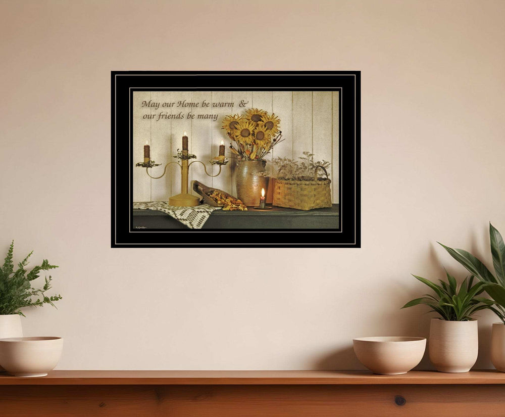 Our Home 3 Black Framed Print Wall Art - Homeroots - Flyclothing LLC
