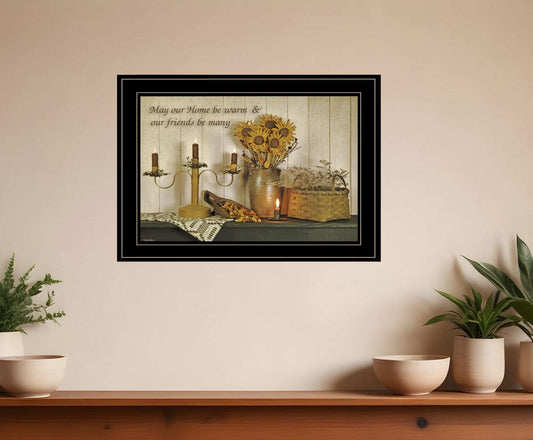 Our Home 3 Black Framed Print Wall Art - Homeroots - Flyclothing LLC