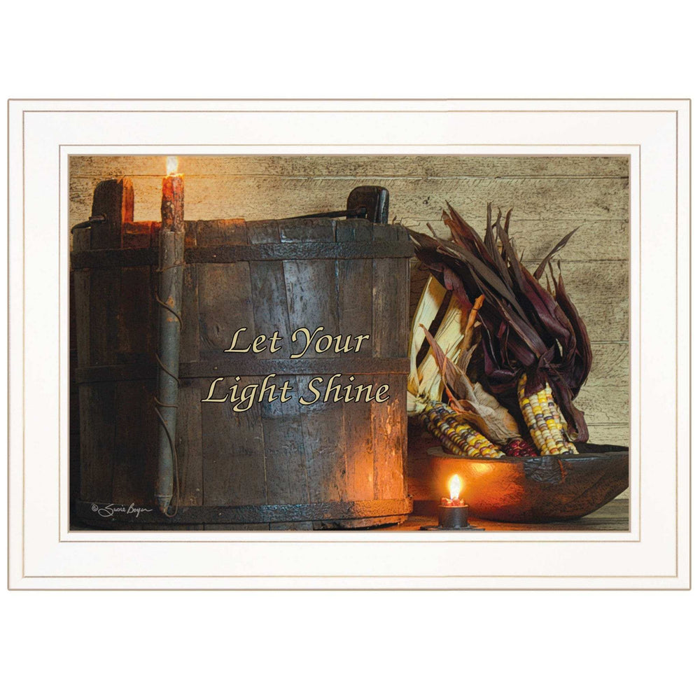 Indian Corn 2 White Framed Print Wall Art - Homeroots - Flyclothing LLC