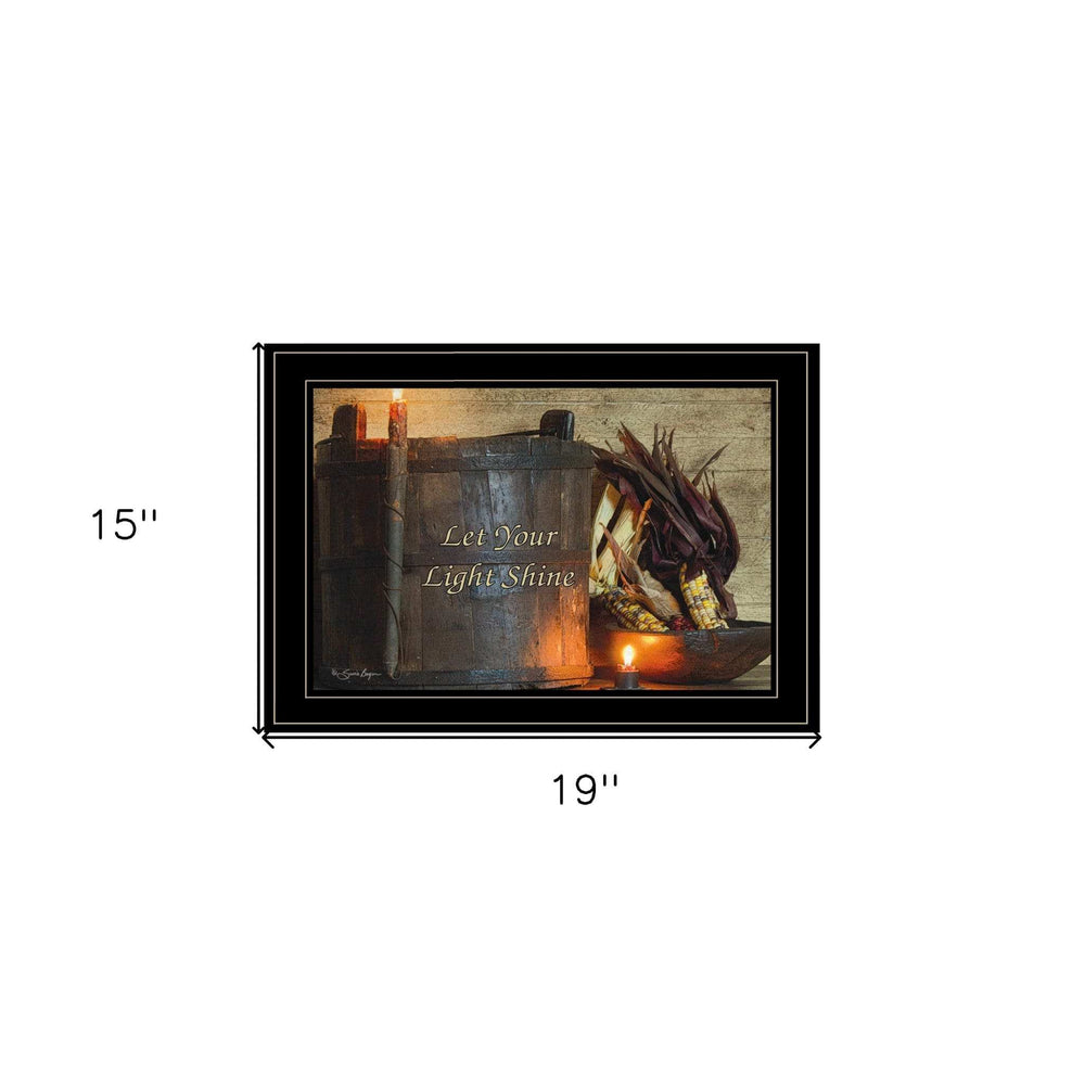 Indian Corn 3 Black Framed Print Wall Art - Homeroots - Flyclothing LLC