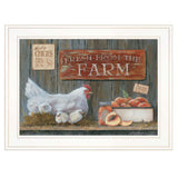 Fresh from the Farm 2 White Framed Print Wall Art - Homeroots - Flyclothing LLC