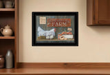 Fresh from the Farm 3 Black Framed Print Wall Art - Homeroots - Flyclothing LLC