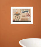 Hot Bath 16 White Framed Print Bathroom Wall Art - Homeroots - Flyclothing LLC