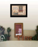 Free Showers 3 Black Framed Print Bathroom Wall Art - Homeroots - Flyclothing LLC