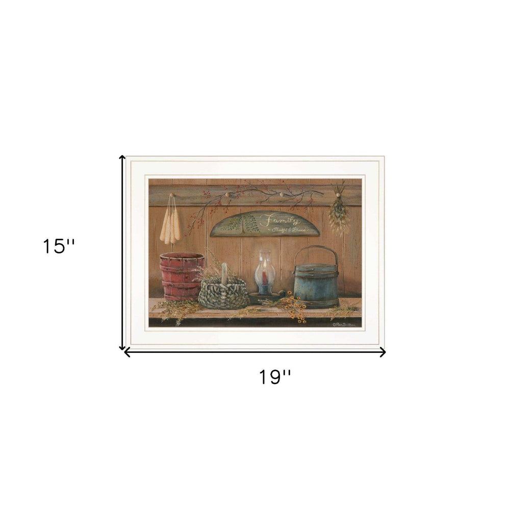Treasures on the Shelf I 2 White Framed Print Wall Art - Homeroots - Flyclothing LLC