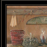 Treasures on the Shelf I 3 Black Framed Print Wall Art - Homeroots - Flyclothing LLC