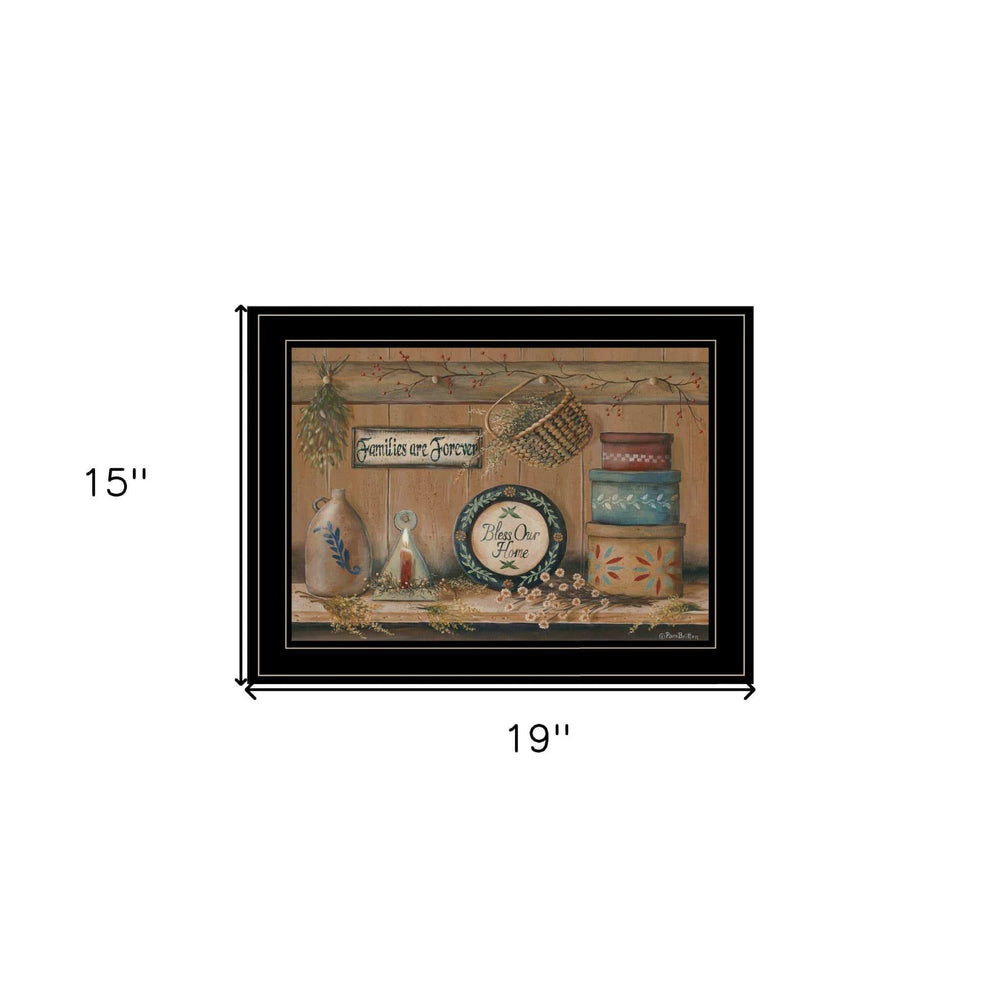 Treasures on the Shelf II 3 Black Framed Print Wall Art - Homeroots - Flyclothing LLC