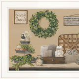 Farmhouse Bath I 2 White Framed Print Bathroom Wall Art - Homeroots - Flyclothing LLC