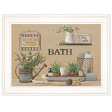 Farmhouse Bath White Framed Print Bathroom Wall Art - Homeroots - Flyclothing LLC
