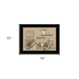 Farmhouse Bath Black Framed Print Bathroom Wall Art - Homeroots - Flyclothing LLC