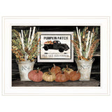Pumpkin Patch Still Life 2 White Framed Print Wall Art - Homeroots - Flyclothing LLC